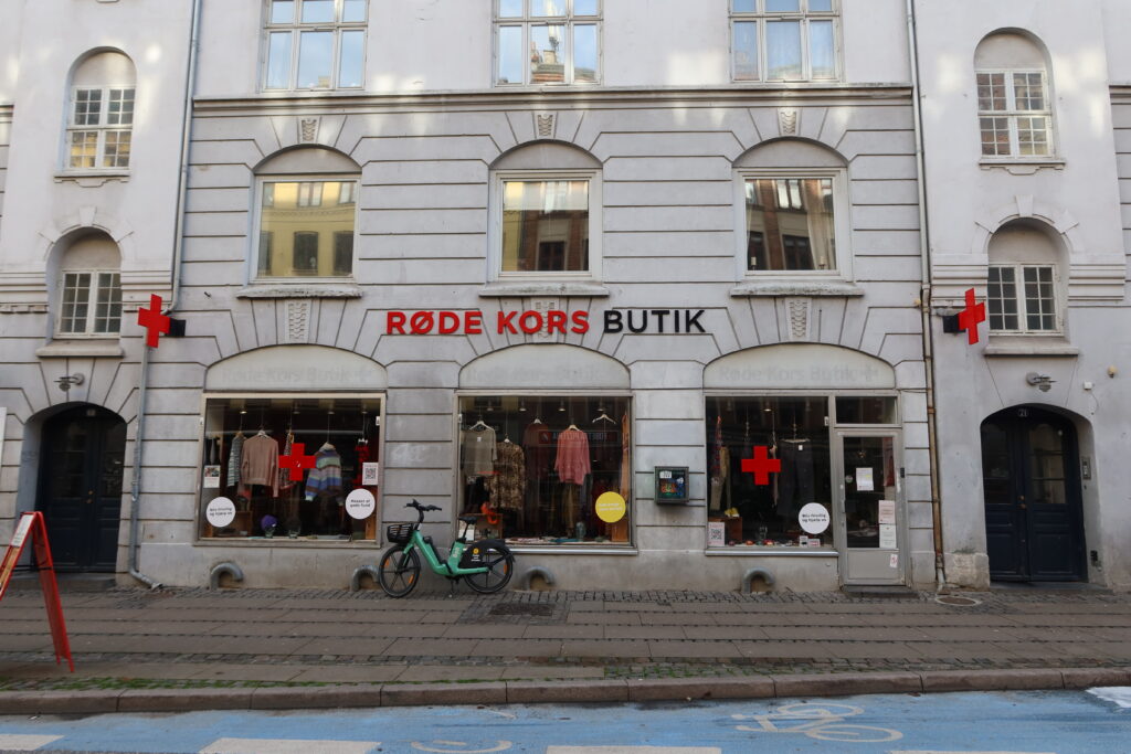 Local thrift shop in Frederiksberg
